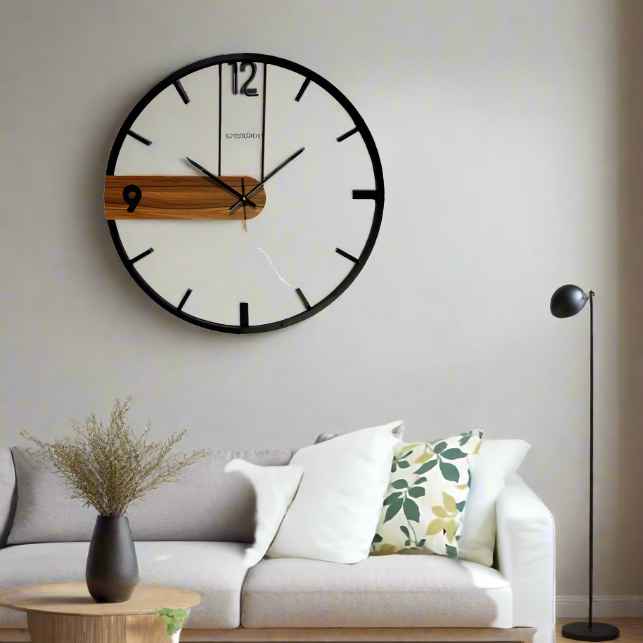 Stylish Metal Wall Clock