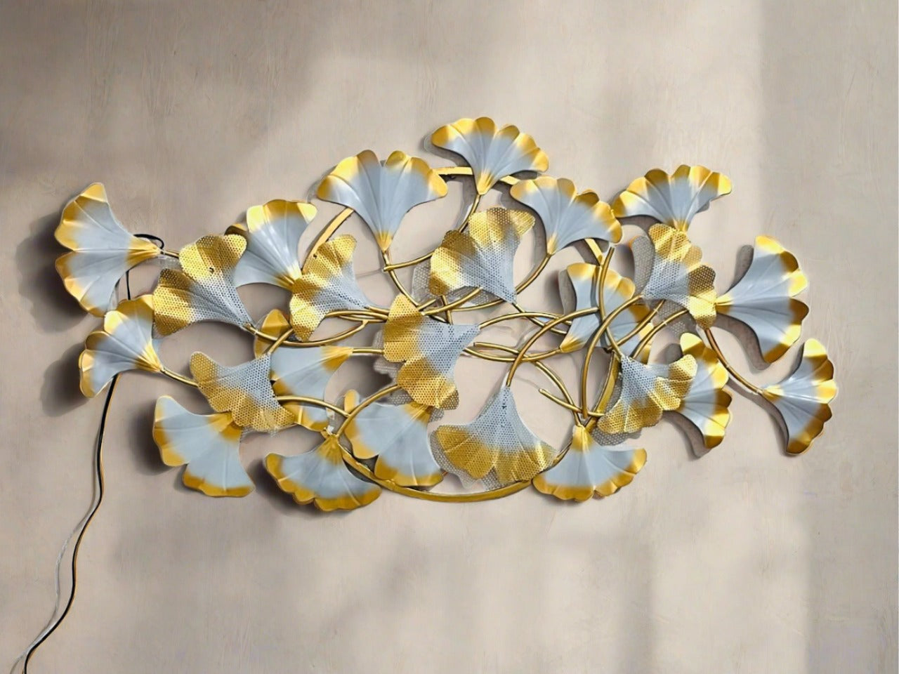 Water Lilly Metal Wall Hanging