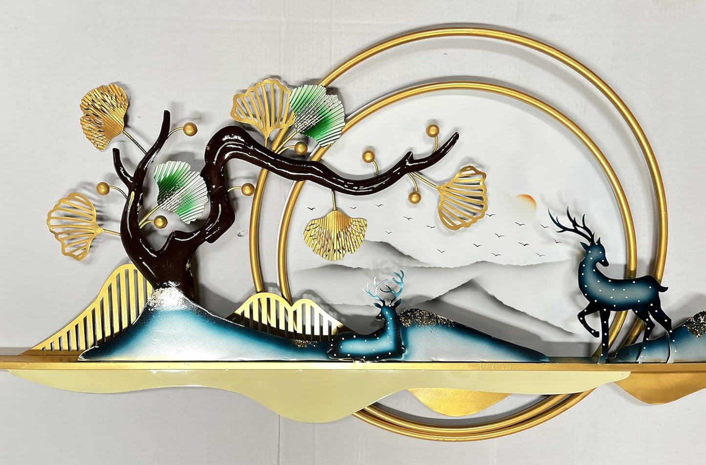 Tree and Deer Metal Wall Art – A Tranquil Forest