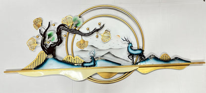 Tree and Deer Metal Wall Art – A Tranquil Forest
