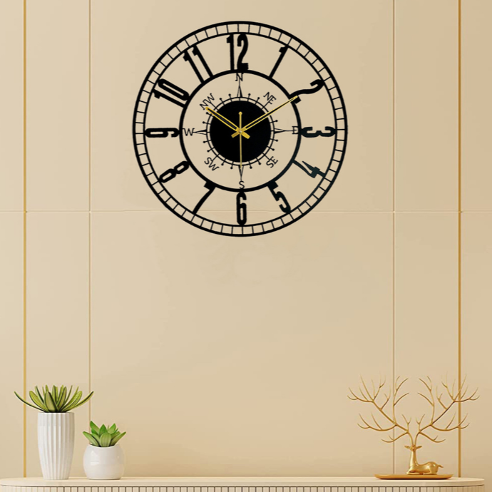 Unique Designer Metal Wall Clock