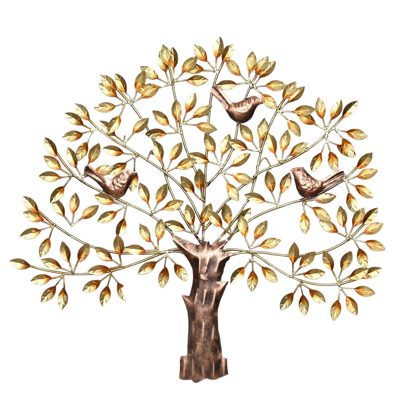 Bird on Tree Design Metal Wall Art