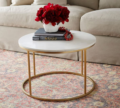 Round Modern Marble coffee table