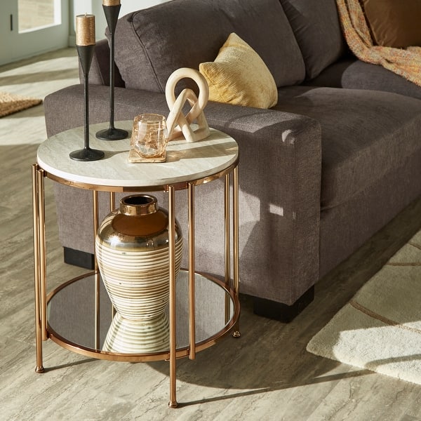 Round Marble Nesting Tables