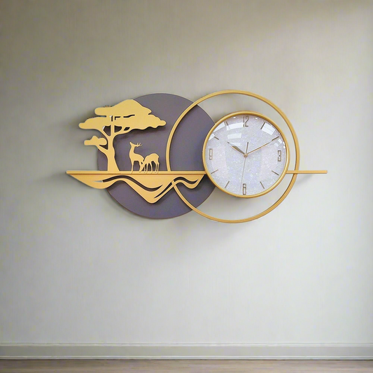 Fancy Metal Wall Clock