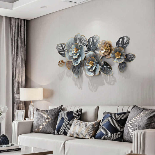 Modern Flower Metal Wall Art