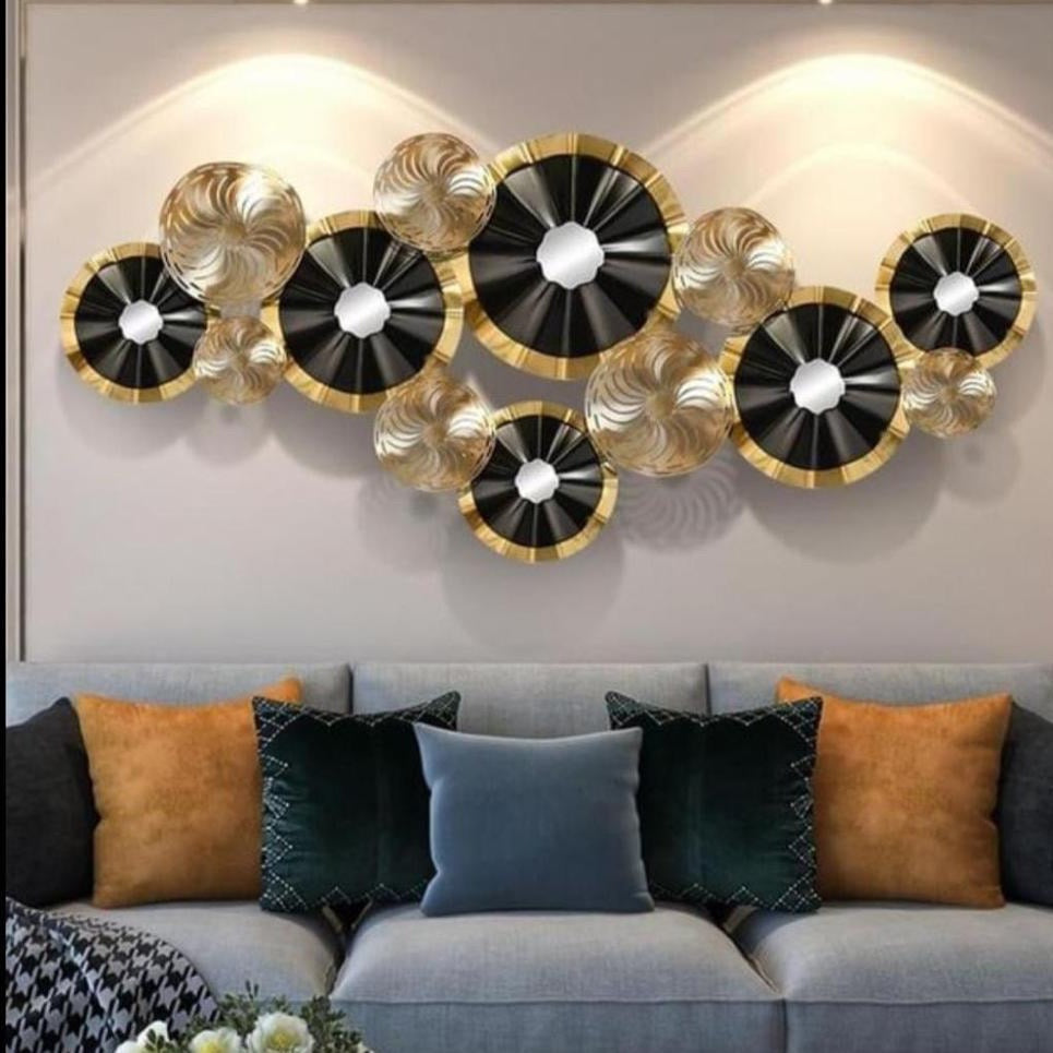 Premium Circular Metal Wall Art Panel