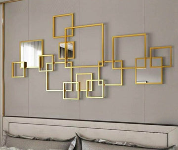 Gold Plated Metal Wall Art
