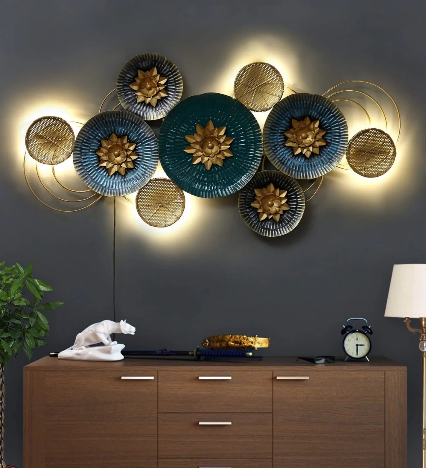 Galaxy Design Metal Wall Decor