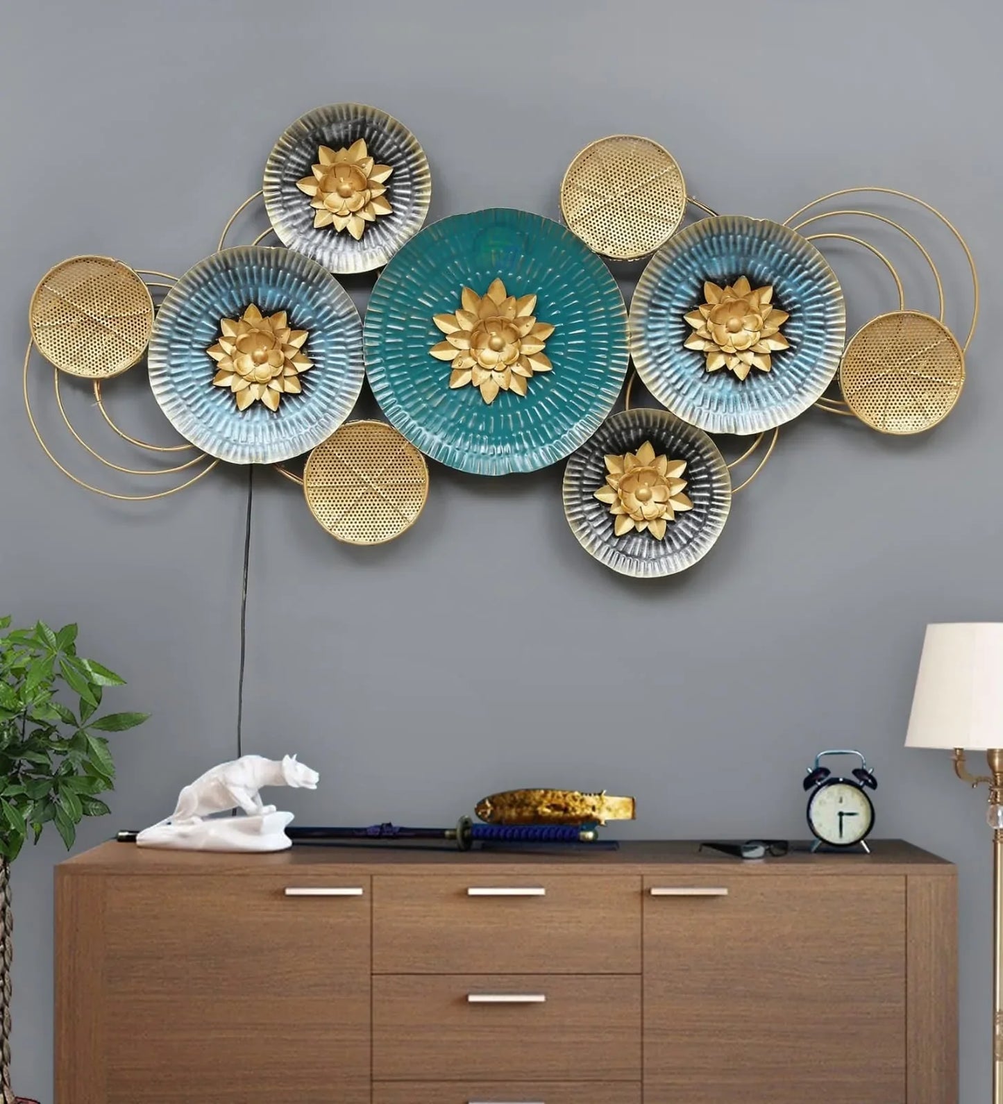 Galaxy Design Metal Wall Decor