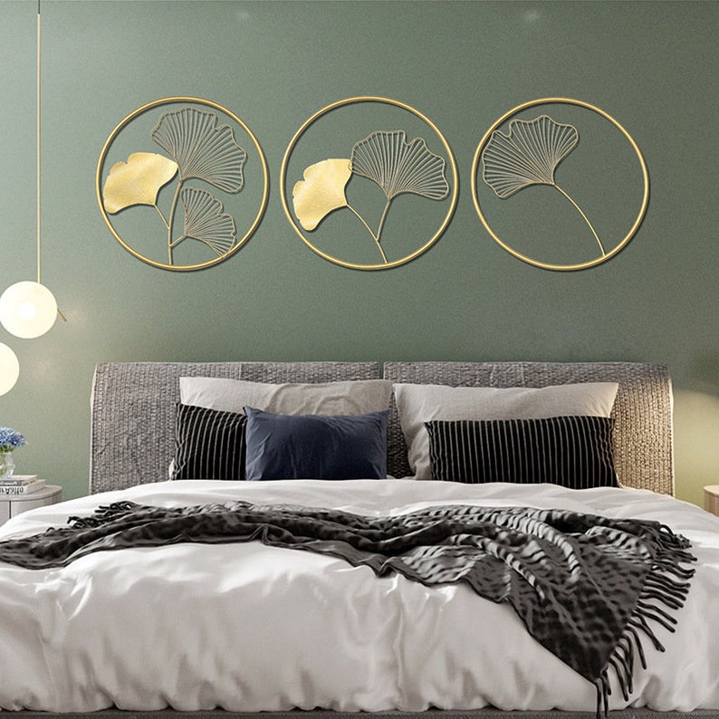 Rustic Gold Metal Wall Art