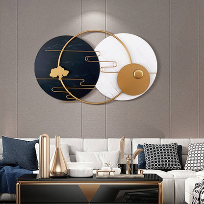 Premium Black & White Metal Wall Art